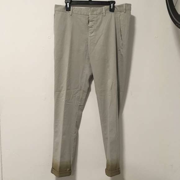 Prada Other - Prada Grey Brown Ombré Cuffed Jeans 52